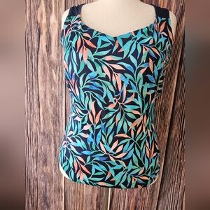 New Lands' End Racerback One Piece Swimsuit Plus Size 20W